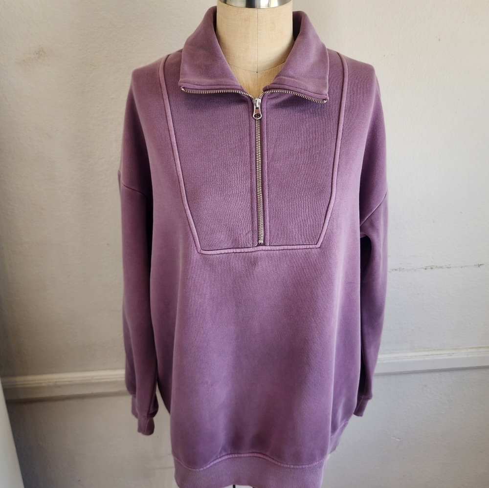NEW | & Other‎ Stories | Half Zip Sweatshirt,  Small - Picture 3 of 12